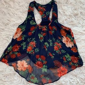 Floral print top